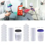 Disposable Paint Sprayer Gun Mixing Cup for HVLP Paint Spray Paint Gun 10X