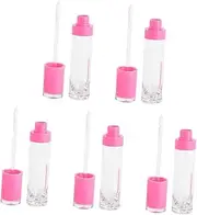 EPIGEIST 5pcs Refillable Lip Gloss Tube Portable Lipstick Storage Container for DIY Makeup Travel Friendly and Lightweight Design