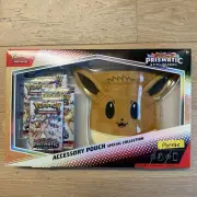 FREE SHIP - Pokemon TCG S&V Prismatic Evolutions Eevee Accessory Pouch