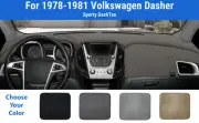 Dashboard Dash Mat Cover for 1978-1981 Volkswagen Dasher (DashTex) (for: Volkswagen)