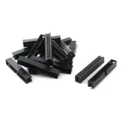 14 Pieces 2.54mm 40Pin Male Straight JTAG Header Connector for Flat Ribbon Cable