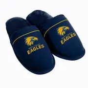 West Coast Eagles AFL Team Logo Slippers - Select Size