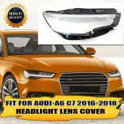 Right Side Headlight Lens Cover Headlamp Lens Shell For Audi A6 C7 2016 17 2018 (for: Audi)