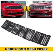 For Jeep Grand Cherokee 2014+Black Honeycomb Mesh Grille Insert Trim Accessories
