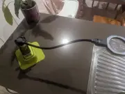 Ryobi 3D Printed Battery Tool Stand Holder For 18v Magnifying Lens Light