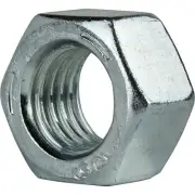 7/16"-14 Grade 5 Finished Hex Nuts Electro Zinc Plated Steel Qty 1000