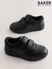 Baker by Ted Baker Boys Back to School Reflective Black Trainers (AN3975) | $69