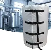Waterproof Band Heater Pail Heater with Temperature Controller Drum Heater Barrel Band Drum Heating Blanket/Jacket-Barrel Heater,Grey