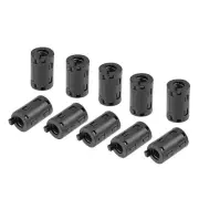 10Pcs 11mm Ferrite Cores Ring Clip-On RFI EMI Noise Suppression Filter Clip
