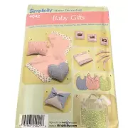 Simplicity 4642 Baby Gifts Sewing Pattern Set 17 Pieces For Home Decorating
