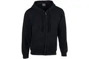 Zip Up Hoodie Heavy Blend Blank Plain Basic Hooded Fleece Sweatshirt Sweater