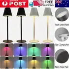Cordless Touch Desk Light LED USB Rechargeable RGB Dimmable Bedside Table Lamp
