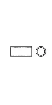 1/4" x 1" Nylon Thin Wall Insulation Sleeve C29029