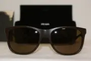 Brand New Authentic Prada Sport 03O 55-18-140 Matte/Brown NAS-5Y1 W Origin Case!
