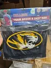 MISSOURI TIGERS MATCHING CHEF APRON AND HAT GRILL SET NEW