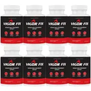 Vigor Fix Male Health Pills to Enhance Masculine Vitality and Libido - 8 Pack