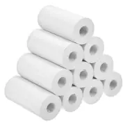 10 Rolls Thermal Paper Mini Pocket Printer Sticker Labels Office