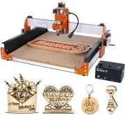 Foxalien Masuter 3 CNC Router Machine with Steel Wheels, Upgraded 3-Axis Engravi
