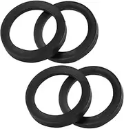DINHEAROM 2 Pairs Auto Stereo Speaker Ring Adapter for High Frequency Speakers Durable Plastic Spacer Mounting Bracket for Enhanced Sound Vehicles