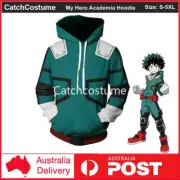 My Hero Academia Izuku Midoriya Cosplay Hoodie Pullover Long Sleeve Sweatshirts