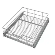 Tier Wire Basket Pull Out Shelf Drawer Storage Organizer Kitchen Base Cabinets C