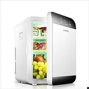 Refrigerator, 20L Hot and Cold Dual-core Refrigerator, Mini Car Refrigerator, LED Screen, Home and Car Dual-use, Single-Door, for Dormitory