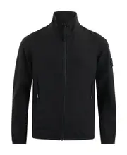 zipped compass-patch jacket 8Y,6Y black
