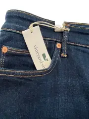 Vineyard Vines Womans 35 Jamie Jeans High Rise Skinny Dark Wash Deep Bay