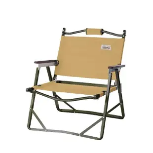 【Coleman】輕薄折疊椅 土狼棕 圍爐折疊椅休閒椅 露營椅 野餐椅CM-34675