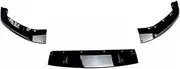G30 G31 Sport Front Bumper Lip Spoiler Splitter Diffuser Cover Compatible for BMW 5 Series 525i 530i 2017 2018 2019 2020 Guard Body Kit(Gloss Black B)
