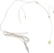 CLISPEED Microphone Headset Microphone for Karaoke Headset Microphone Vocals Personal Voice Amplifier Condenser Microphone Singing Headset Head Mic Vocal Condenser Microphones Beige