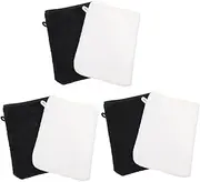 FOMIYES 6pcs Fiber Makeup Remover Gloves Microfiber Towels for Face Hair Towels for Women Soft Face Mitten Microfiber Body Wash Mitts Bath Spa The Lazy Cleansing Polyester Edging Travel