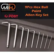 [does not apply] 9pcs LONG Arm Allen Keys Set Metric Ball End Drive