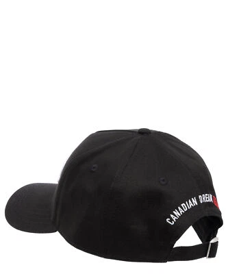 Dsquared2 baseball cap men milano BCM091705C000012124 Black cotton hat
