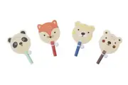 Kaper Kidz - WOODEN ANIMAL PADDLE BALL GAME SET OF 4