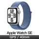 Apple Watch SE GPS 40mm 銀鋁/冬藍運動錶環(MRE33TA/A)