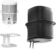 Wall Mount Bracket for SONOS One SL/Play:1 Smart Speaker, Heavy-Duty Metal Speaker Holder with Protective Guardrails Home Audio Accessories, Silver