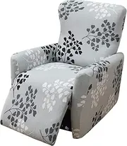 Stretch Recliner Couch Cover 4-Pieces 1Seat Recliner Chair Slipcovers with Pockets Sofa Cover Recliner Lazy Boy Furniture Protector for Living Room (Color : #18)
