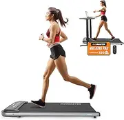 Runmaster Under Desk Treadmill: Portable, Quiet, Efficient | 320lb Capacity, Bluetooth, Remote Control | Transform Your Home/Office into a Fitness Hub | Installation-Free, Space-Saving Jogging Machine