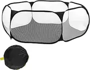 Pool Organizer, Ball Storage, 47.24x13.78 Inches Mesh Container, Foldable Outdoor Bin for Yard Beach Porch Poolside Toys Gear Equipment Floating Deckside Use Summer Activities