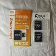 Micro SD Memory Card 8GB Smart Card MeiPlus. Free 2 Adapters