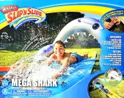 Instant Backyard Water Slide Summer Kids Lawn Fun Cool Off Shark Theme