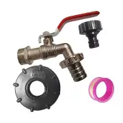 IBC Tote Valves Connector for Rain Storage Tank Kitchen Garden Storage Bucket
