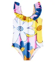 Moschino Kids Floral swimsuit