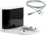 Charging Base .Compatible for Roborock S7 Q7 S7 Plus Q7 Max S5 Max S7 MaxV S8.Vacuum Cleaner Accessories(White)