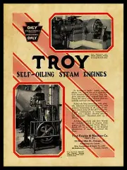1928 Troy Engine & Machine Co NEW Metal Sign: Steam Engines - Troy, Pennsylvania
