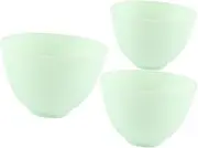 OSOLADY 3pcs Diy Mask Mixing Bowls Set Heatproof Silicone Facial Mask Bowl Spatula for Home Spa Beauty