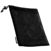 Moki Air-Mesh Drawstring Bag in Black
