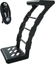 Car Rooftop Step - Vehicle Roof Step, Portable Car |Stainless Steel Rooftop, Heavy Duty Adjustable Ladder,No Drilling Tailgate Ladder Grip Plates for 24 Inches to 35 Inches Tire