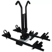 Hitch Tray Bike Rack Carrier 2 Bicycle 2" Receiver Foldable 90lb Capacity Steel